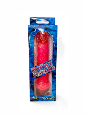 Jelly Anal - Vibrator realist roz, 16 cm foto