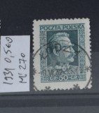 TS23 - Timbre serie Polonia - 1931 Mi270, Stampilat