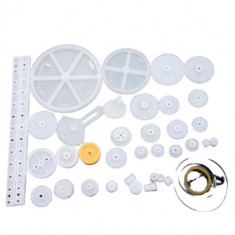 Set 34 roti dintate din plastic pentru hobby OKY0033-1