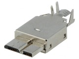 Mufă USB B Micro Lipire Ecranat USB 3.0