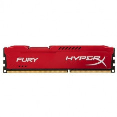 Memorie HyperX Fury 4GB DDR3 1600 MHz CL10 Radiator Rosu foto