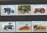 ROMANIA 1985 LP 1137 TRACTOARE ROMANESTI SERIE MNH