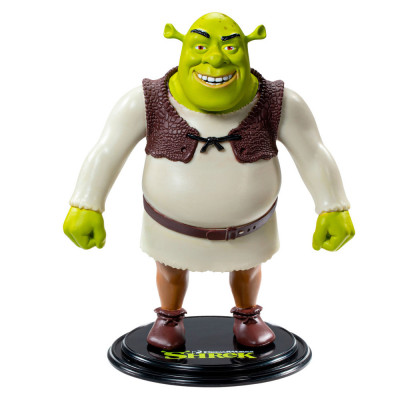 Figurina articulata IdeallStore&amp;reg;, Fearless Shrek, editie de colectie, 15 cm, stativ inclus foto