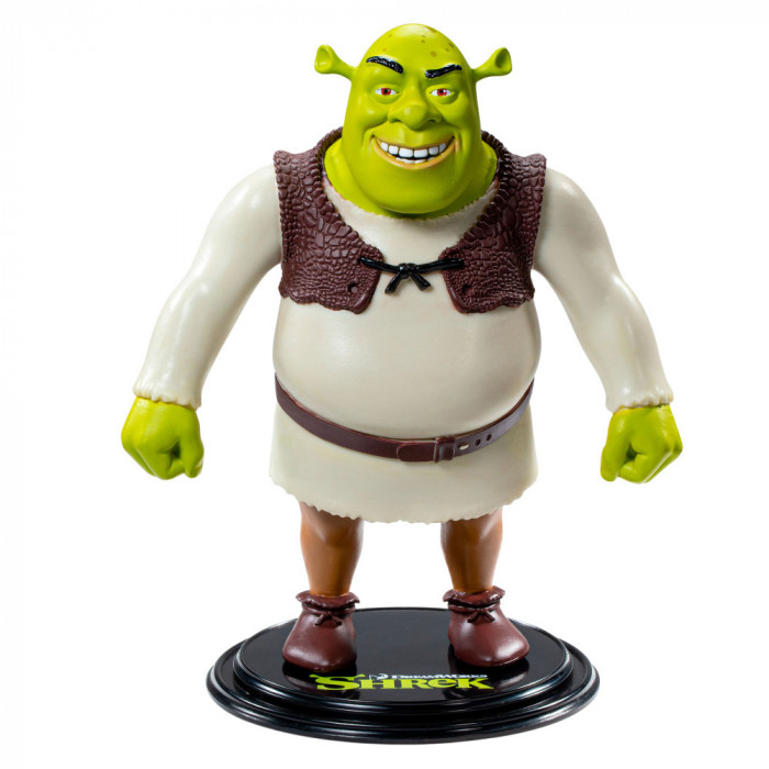 Figurina articulata IdeallStore&reg;, Fearless Shrek, editie de colectie, 15 cm, stativ inclus