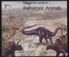 GAMBIA 2003 ANIMALE PREISTORICE DINOZAURI, Nestampilat