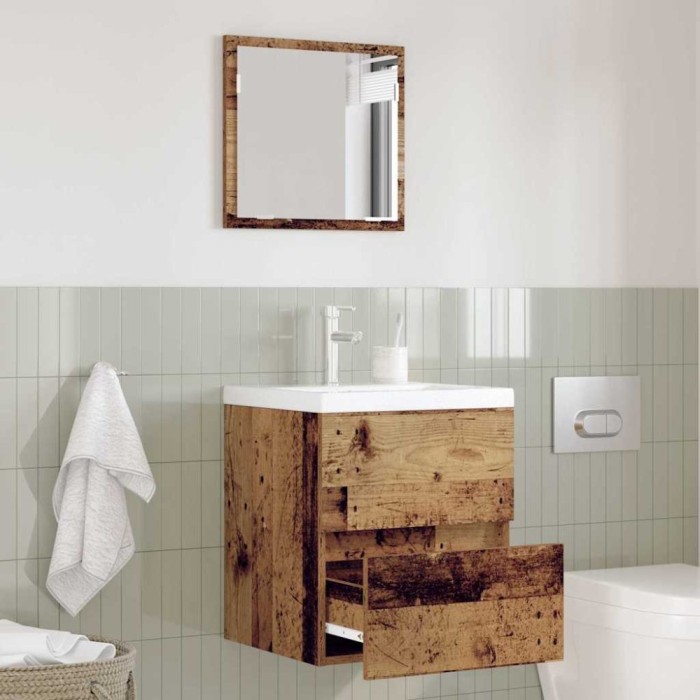 vidaXL Dulap de Baie Lemn Vechi 41 x 38.5 x 45 cm Lemn compozit