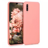 Husa pentru Samsung Galaxy A70, Silicon, Rose Gold, 48427.56