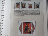 Dominica-Craciun-serie completa si bloc-nestampilate MNH, Nestampilat