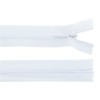 Fermoar ascuns nedetasabil Crisalida, lungime 50 cm Alb