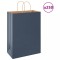 vidaXL Pungi de h&acirc;rtie 250 buc cu m&acirc;nere Albastru 32x17x44 cm 4101706
