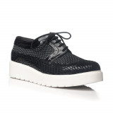 Pantofi piele naturala Jay B1 Negru Combinat - sau Orice Culoare