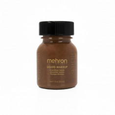 Machiaj lichid profesional pentru pleoape, ten și bodypainting, long-lasting, Liquid Makeup Mehron®, 30ml - 142 Sable