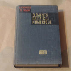 B.DEMIDOVITCH \ I.MARON - ELEMENTS DE CALCUL NUMERIQUE