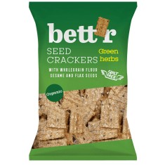 Crackers integrali cu ierburi eco 150g Bettr