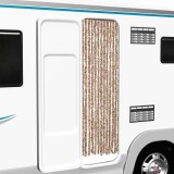 vidaXL Perdea pentru insecte, bej și maro &icirc;nchis, 56x200 cm, chenille 377319