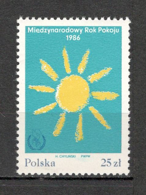 Polonia.1986 Anul international al pacii MP.188