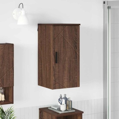 vidaXL Dulap de Baie Stejar brun 30 x 31.5 x 61 cm Lemn compozit foto