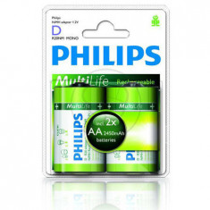 ADAPTOR PHILIPS R6-R20 NI-MH 2450MAH BL 2 BUC EuroGoods Quality foto