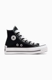 Converse tenisi Chuck Taylor All Star Lift culoarea negru, A10424C