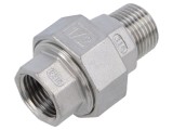 Conector dublu plat tată-mamă cu garnitură GEBO 6331-012