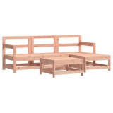 Cumpara ieftin Set mobilier relaxare de gradina, 5 piese, lemn masiv douglas