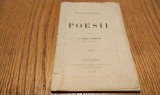 CAROL SCROB - POESII - Editura Librariei Gr. luis, 1879, 111 p.
