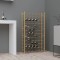 Gossi suport sticle de vin pentru 72 sticle, auriu,metal