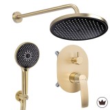 Set de dus incastrat Rea Como M2 Brush Gold + BOX