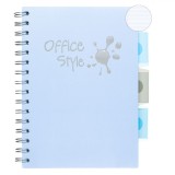 Caiet Dictando, Office Style, A5, Ciel, 4 Subiecte, Spirală, 128 File
