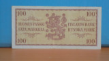 FINLANDA - 1957 - 100 MARKKAA - a UNC .