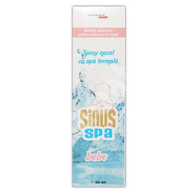 SINUS SPA BEBE- SPRAY NAZAL CU APA TERMALA 30ml PHENALEX foto