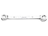 Cheie inelară semi-deschisă bilaterală 9mm, 11mm NEO TOOLS