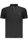 Cumpara ieftin Timberland Tricou polo barbati, cu mini logo brodat, Slim fit, Negru, S
