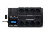 Cumpara ieftin CyberPower BR700ELCD, UPS 700VA 420W cu LCD, AVR si 8x Schuko