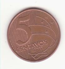 Brazilia 5 Centavos (Tiradentes) 2011