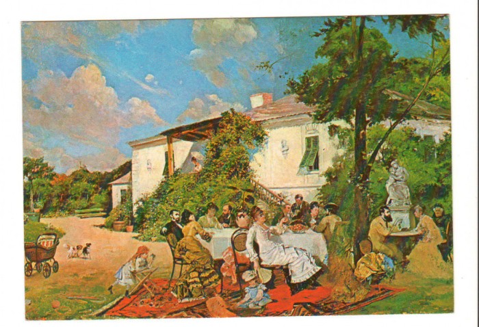 CPIB 19680 CARTE POSTALA - THEODOR AMAN - PETRECERE, SAUTERIE