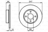 Disc frana Bosch 0986478729 Opel Agila, Suzuki Wagon R+