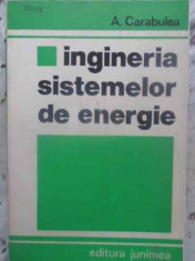 INGINERIA SISTEMELOR DE ENERGIE-A. CARABULEA foto