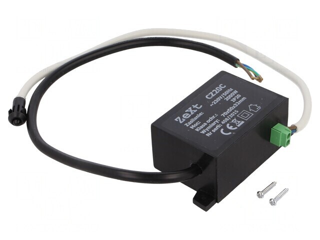 &Icirc;ntrerupător Crepuscular 230VAC 2kW IP20