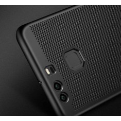 Husa pentru Huawei P10 Lite MyStyle spate cu perforatii/gaurele Mesh Negru