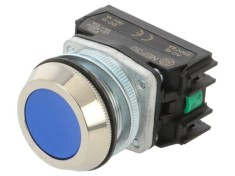 Comutator PROMET 30mm 1 NO x2 IP55 W0-NEF30-K 2X N acționat prin apăsare