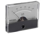 Ampermetru Panou DC 0-100mA 60x47mm