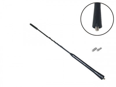 Antena Auto Cu 3 Adaptoare Scurta 24CM TCT-5454 foto