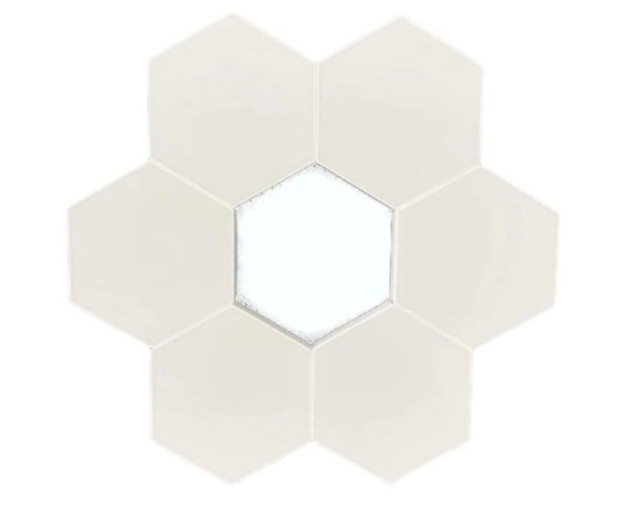 Lampa Modulara Hexagon cu Aprindere Prin Atingere Led, 6 Panouri Tactile