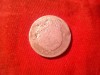 Moneda Romania Carol I 1 leu 1894 defecta