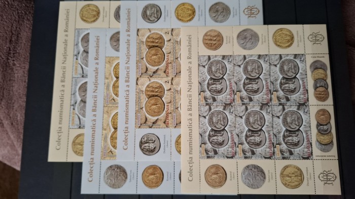 Romania MNH 2014 - Colectia numismatica a BNR - minicoli - LP 2043 c
