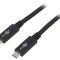 Cablu USB 3.2 USB C Negru 1m 20Gbps