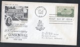 United States 1958 George Mason Gunston Hall FDC K.573