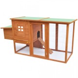 Coteț pentru găini 1 cutie pentru ouă, vidaXL