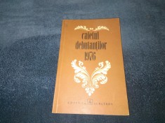 CAIETUL DEBUTANTILOR 1976 foto